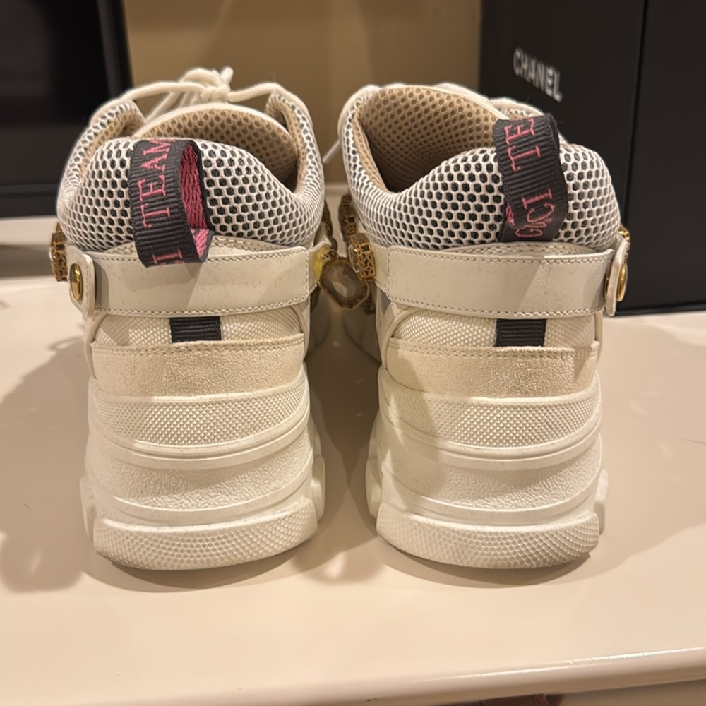 Gucci Crystal Sneakers - Picture 2 of 3
